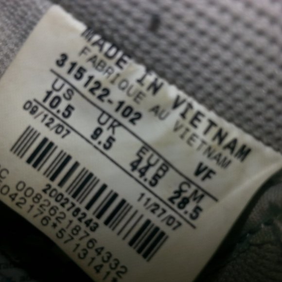 Vintage Nike Air Force 1 Shoes grey/white - Picture 9 of 9